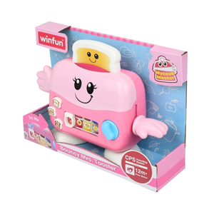 توستر کودک موزیکال صورتی Winfun مدل 007530_اسباب بازی